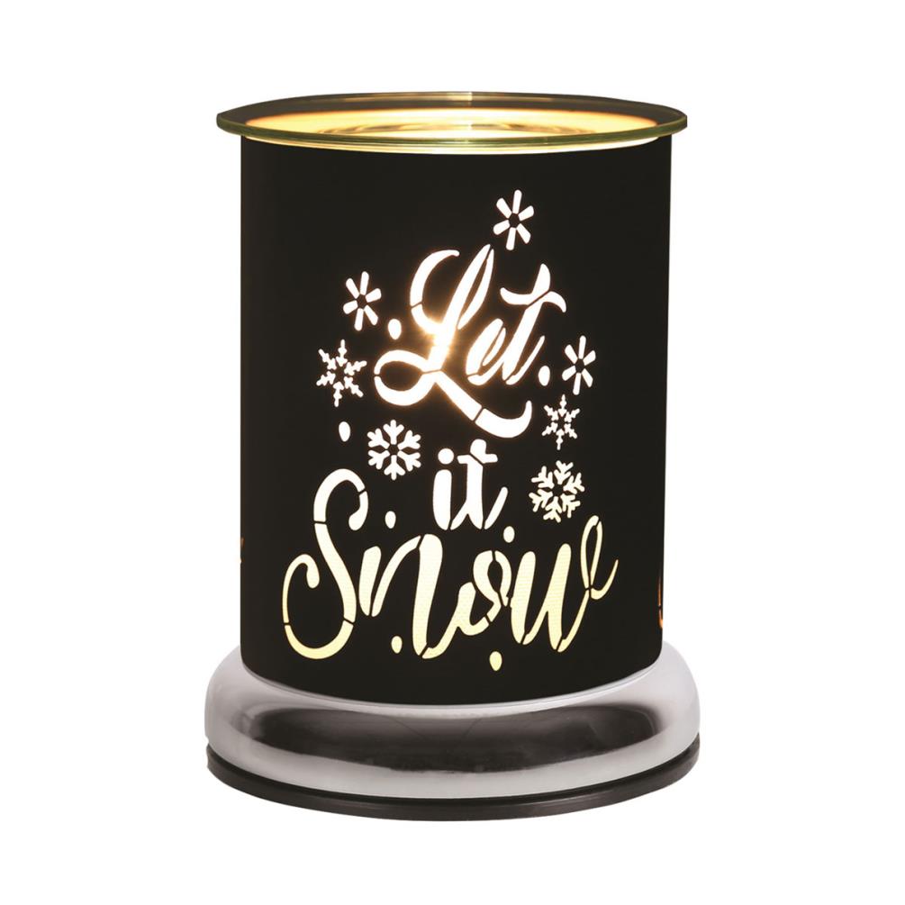 Aroma Black Let It Snow Touch Electric Wax Melt Warmer £21.59